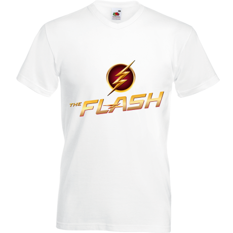 Koszulka w serek „The Flash Logo 2”