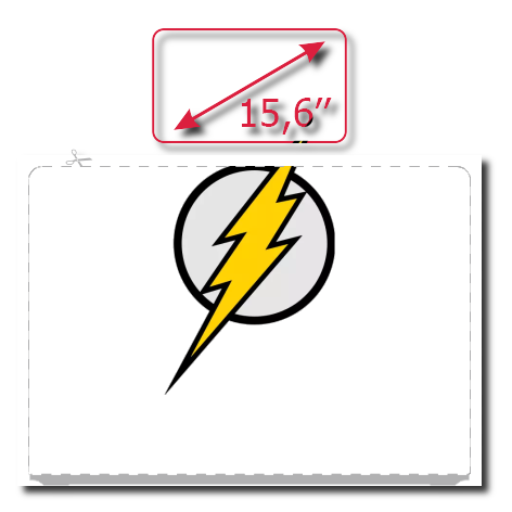 Naklejka na laptop „Lightning”