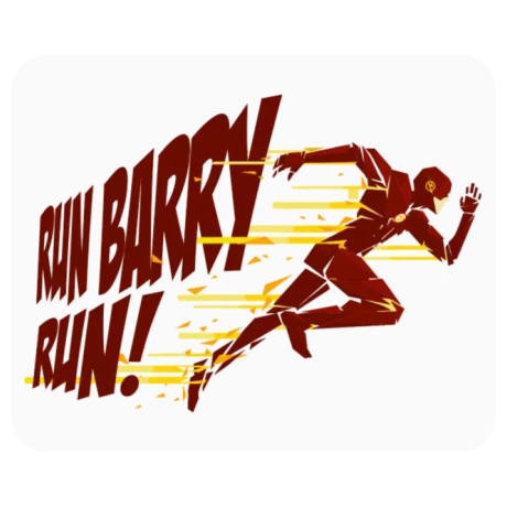 Podkładka pod mysz „Run Barry Run”