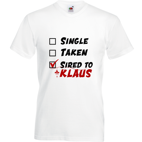 Koszulka w serek „Sired to Klaus”