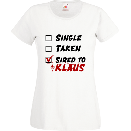 Koszulka damska „Sired to Klaus”