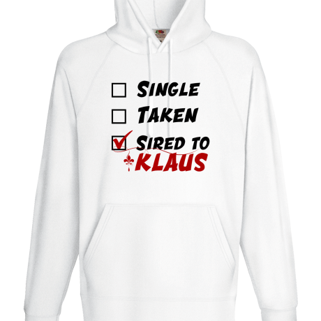 Bluza z kapturem „Sired to Klaus”
