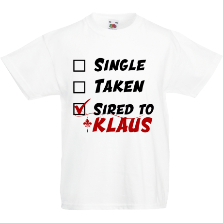 Koszulka dla malucha „Sired to Klaus”