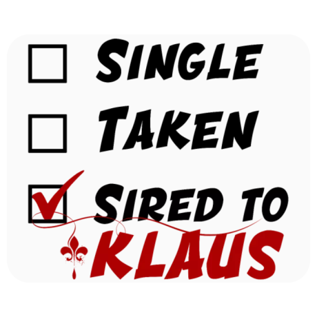 Podkładka pod mysz „Sired to Klaus”