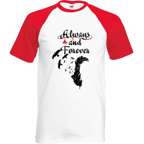 Koszulka bejsbolówka „Always and Forever”