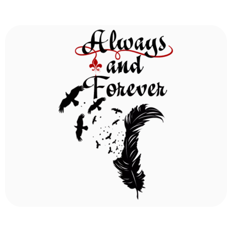 Podkładka pod mysz „Always and Forever”
