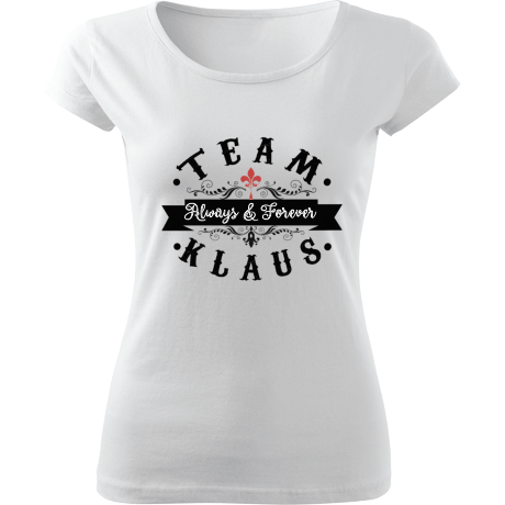 Koszulka damska fit „Team Klaus”