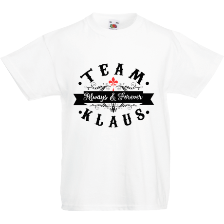 Koszulka dla malucha „Team Klaus”