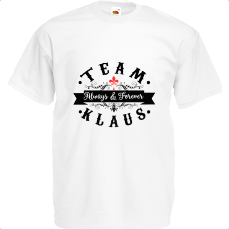 Koszulka dziecięca „Team Klaus”