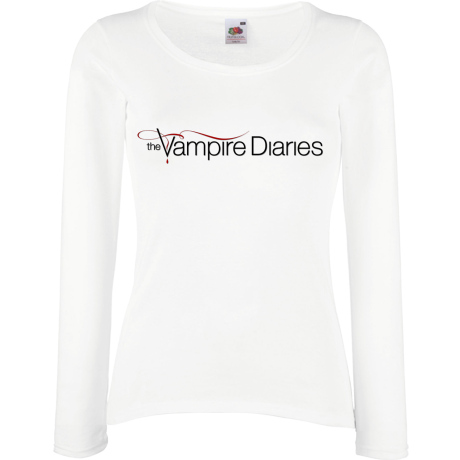 Koszulka damska z długim rękawem „Pamiętniki wampirów”