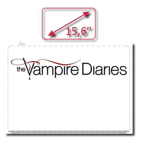 Naklejka na laptop „Pamiętniki wampirów”