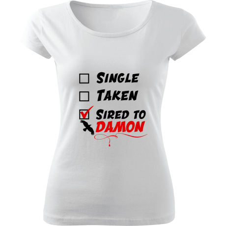 Koszulka damska fit „Sired to Damon”