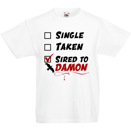 Koszulka dla malucha „Sired to Damon”