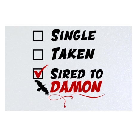Blacha „Sired to Damon”