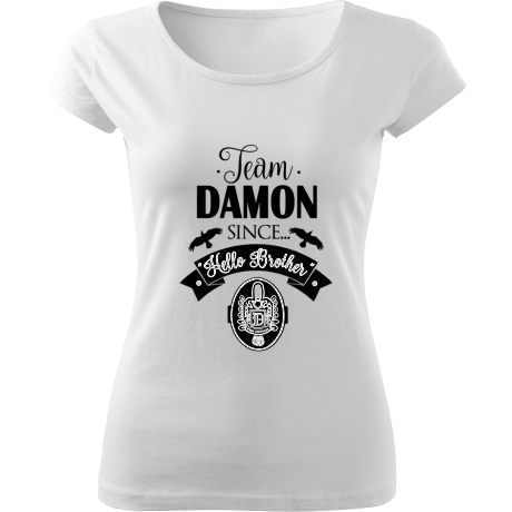 Koszulka damska fit „Team Damon”