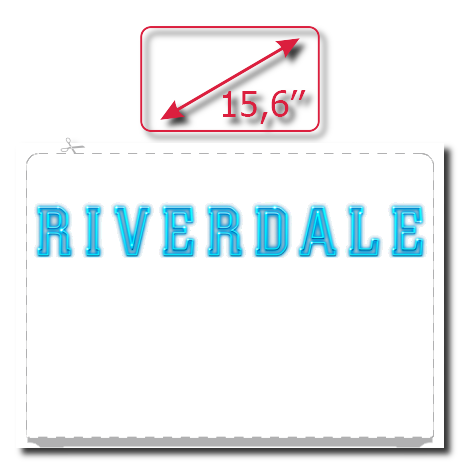 Naklejka na laptop „Riverdale”