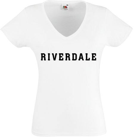 Koszulka damska w serek „Riverdale Logo”