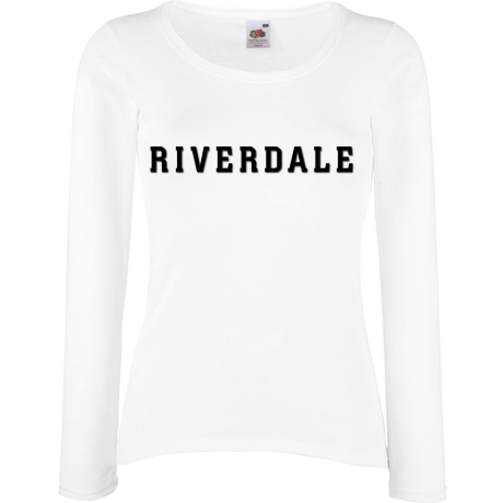 Koszulka damska z długim rękawem „Riverdale Logo”