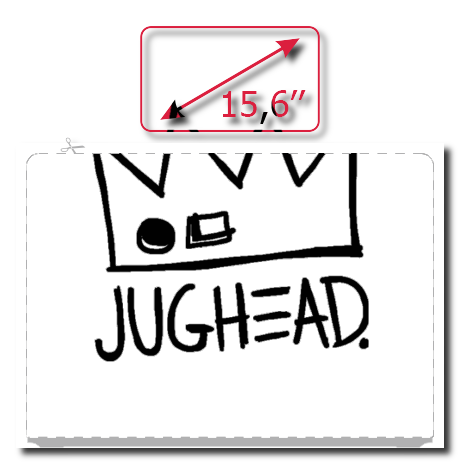Naklejka na laptop „Jughead”