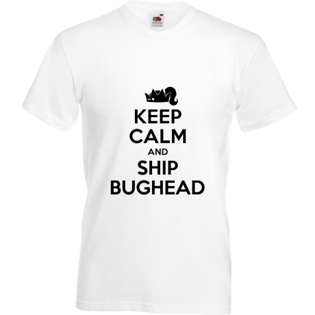 Koszulka w serek „Keep Calm and Ship Bughead”