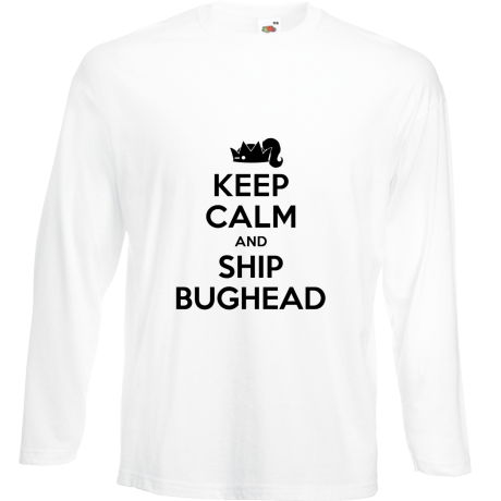 Koszulka z długim rękawem „Keep Calm and Ship Bughead”