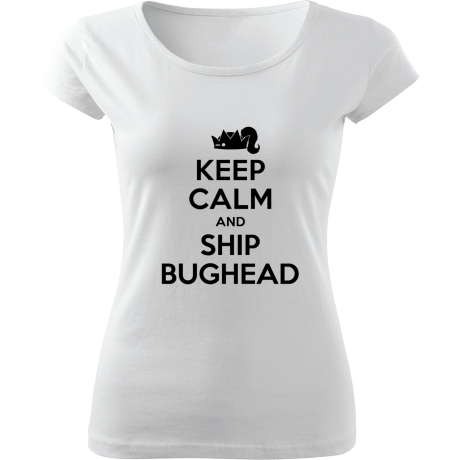 Koszulka damska fit „Keep Calm and Ship Bughead”