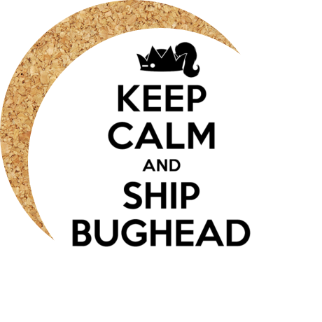 Podkładka pod kubek „Keep Calm and Ship Bughead”