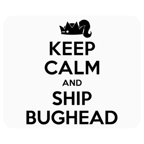 Podkładka pod mysz „Keep Calm and Ship Bughead”