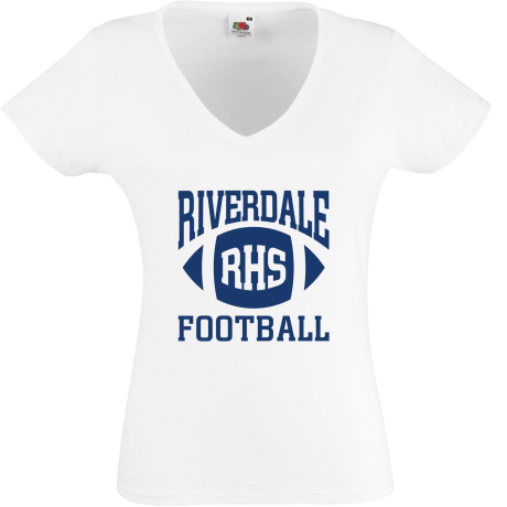 Koszulka damska w serek „Riverdale RHS Football”