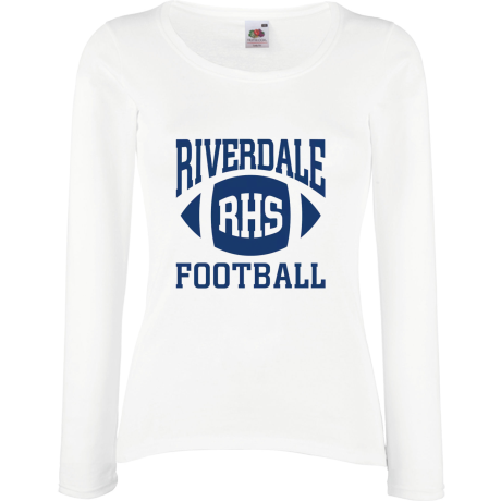 Koszulka damska z długim rękawem „Riverdale RHS Football”