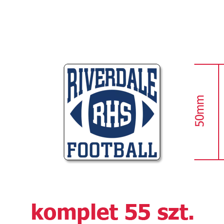 Wlepka „Riverdale RHS Football”