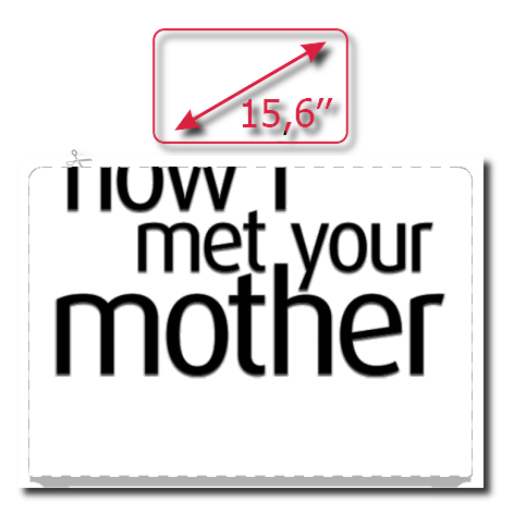 Naklejka na laptop „How I Met Your Mother”