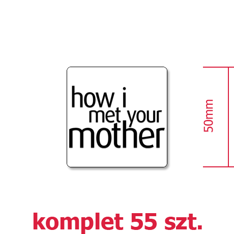 Wlepka „How I Met Your Mother”