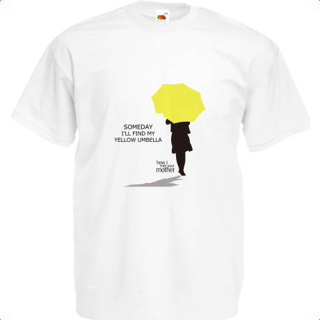 Koszulka dziecięca „Someday I’ll Find My Yellow Umbrella”