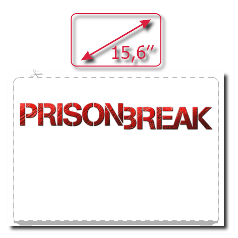Naklejka na laptop „Prison Break”