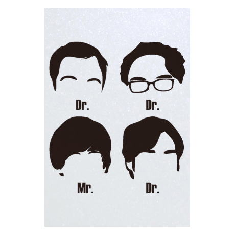 Blacha „3 x Dr. & Mr.”