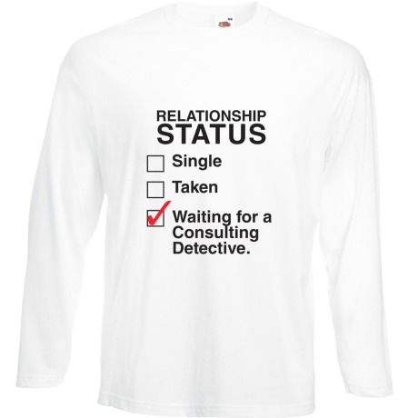 Koszulka z długim rękawem „Waiting for a Consulting Detective”