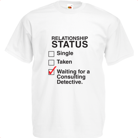 Koszulka dziecięca „Waiting for a Consulting Detective”