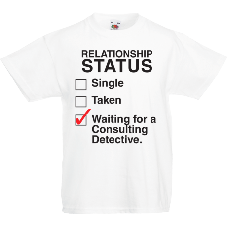 Koszulka dla malucha „Waiting for a Consulting Detective”
