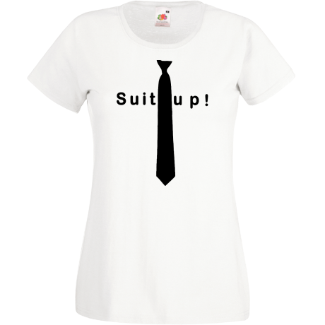 Koszulka damska „Suit Up!”