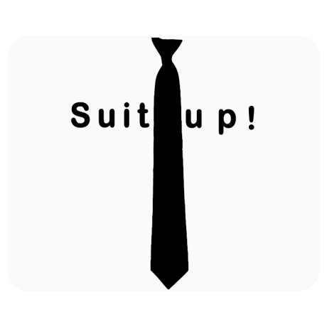 Podkładka pod mysz „Suit Up!”