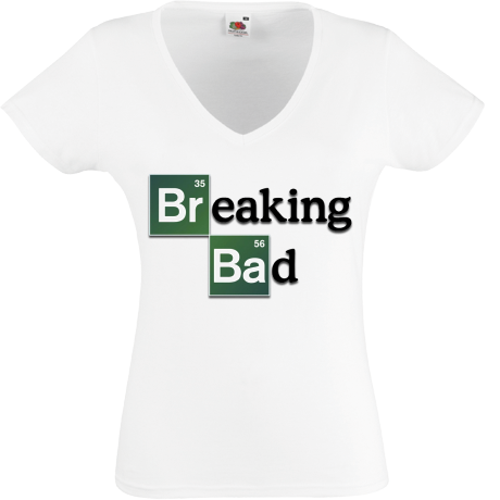 Koszulka damska w serek „Breaking Bad”
