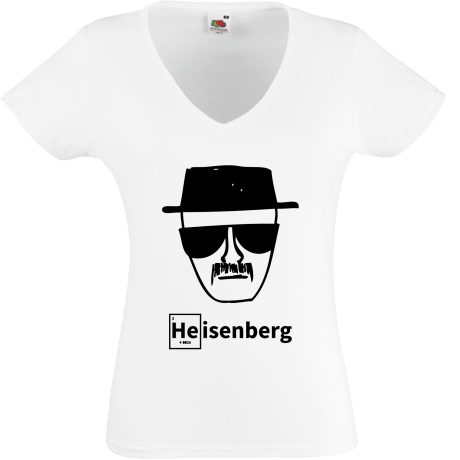 Koszulka damska w serek „He Heisenberg”