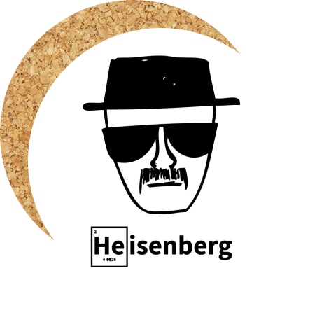 Podkładka pod kubek „He Heisenberg”