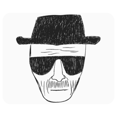 Podkładka pod mysz „Heisenberg Police Sketch”