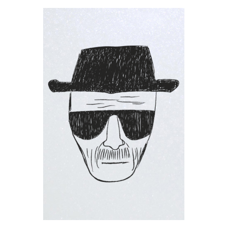 Blacha „Heisenberg Police Sketch”