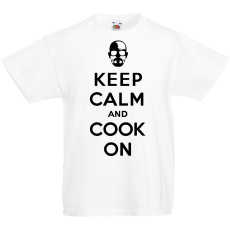 Koszulka dla malucha „Keep Calm and Cook On”