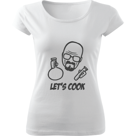 Koszulka damska fit „Let’s Cook”
