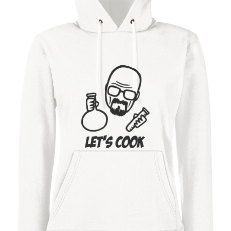 Bluza damska z kapturem „Let’s Cook”