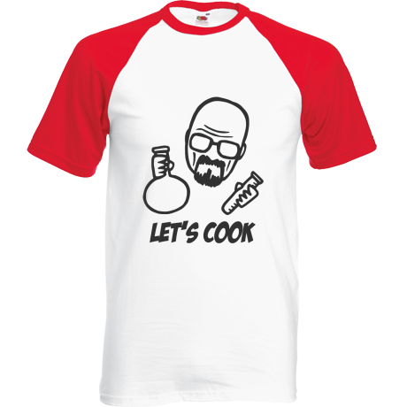 Koszulka bejsbolówka „Let’s Cook”